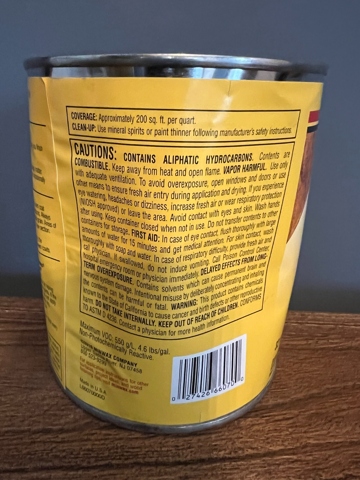 Minwax Gel Stain for Wood, 1 Quart CHERRYWOOD Veneer Fiberglass MultiSurface New