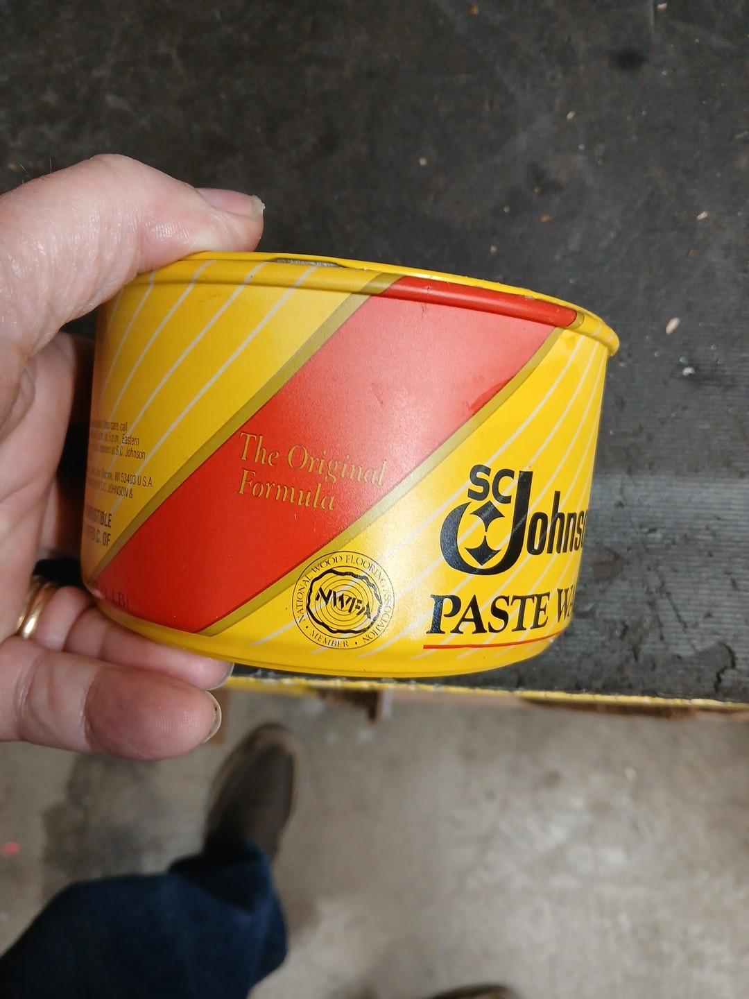 SC Johnson Paste Wax Long Lasting Shine & Protection 16 oz (95% Full)