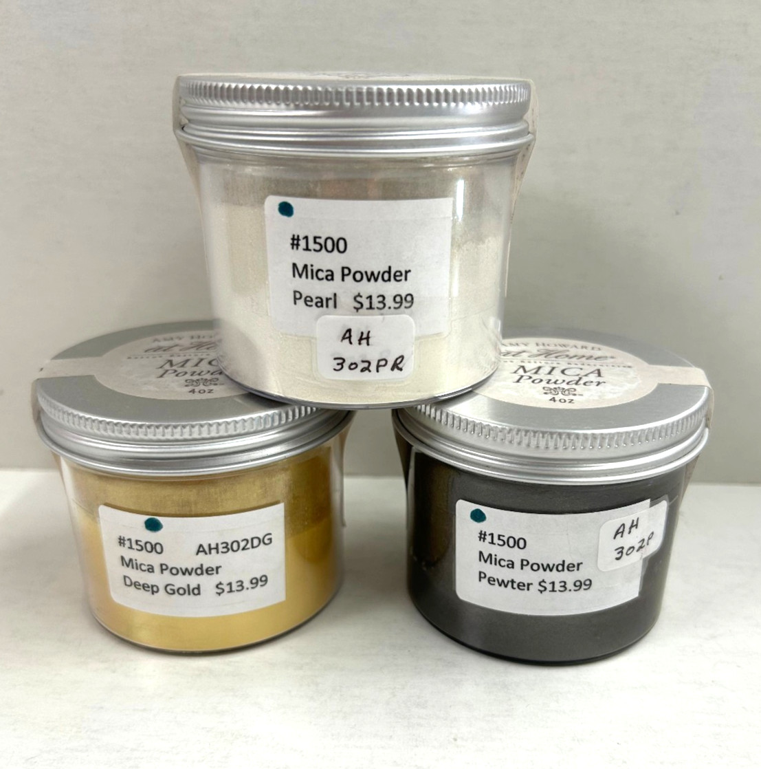 Amy Howard at Home “Mica Powder” Bundle (Pearl, Pewter, Deep Gold)…New
