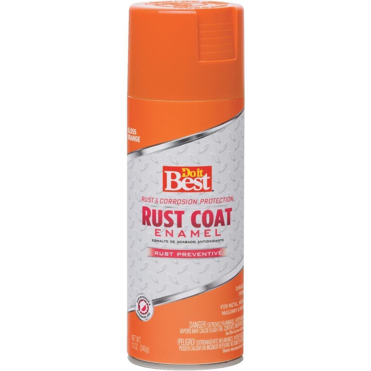 (6 PACK) RUST COAT ENAMEL ANTI-RUST SPRAY PAINT – VARIOUS COLORS AVAILABLE