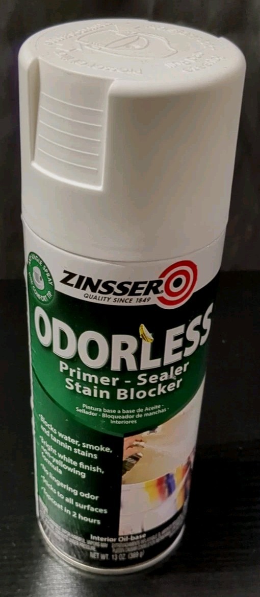 Zinsser 3959 Primer Sealer Stain Blocker Bright White 13 Oz Aerosol Can Flat BN