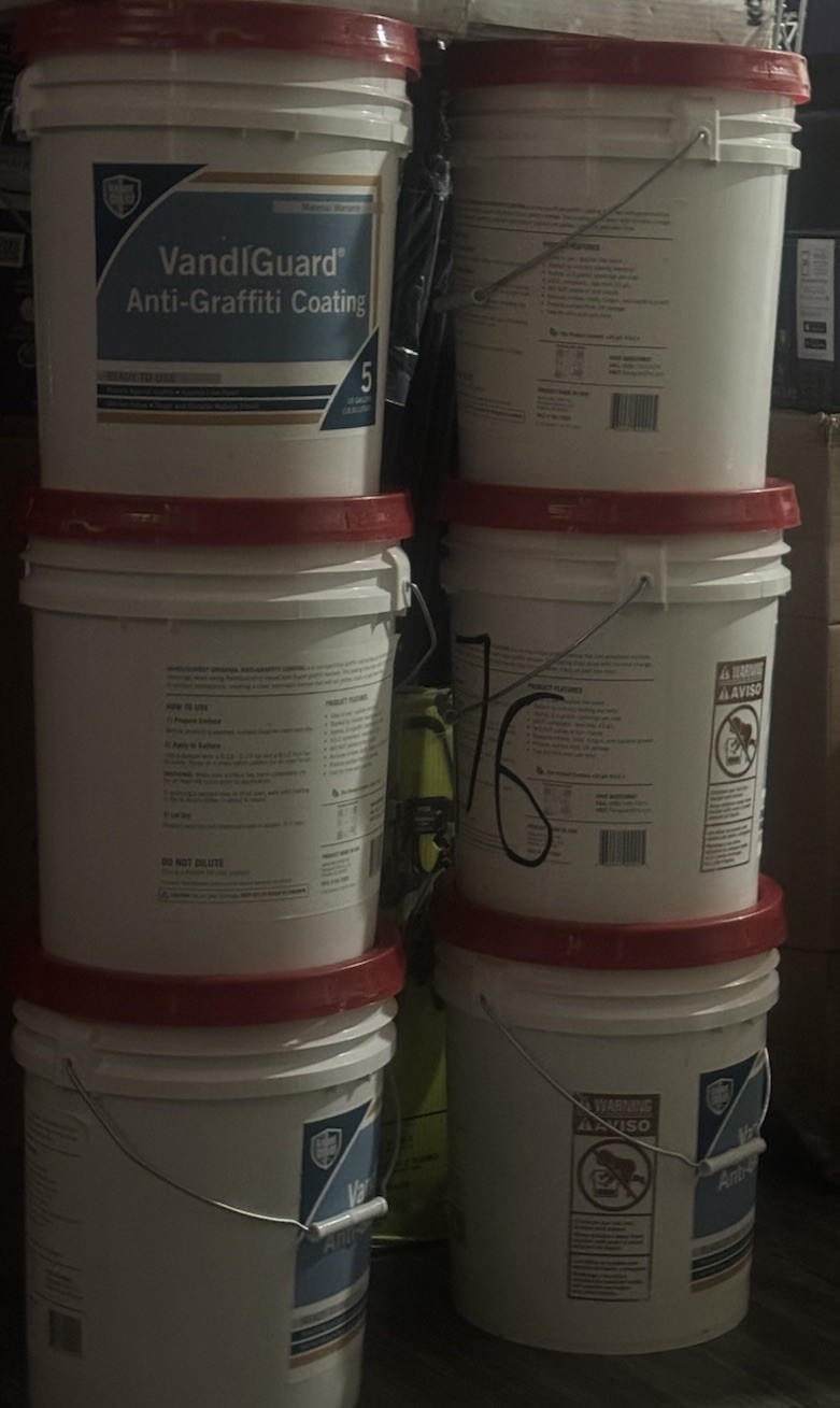 VandlGuard Finish Coat Premium Anti-Graffiti Coating (5-gallon) SEALED/NEW