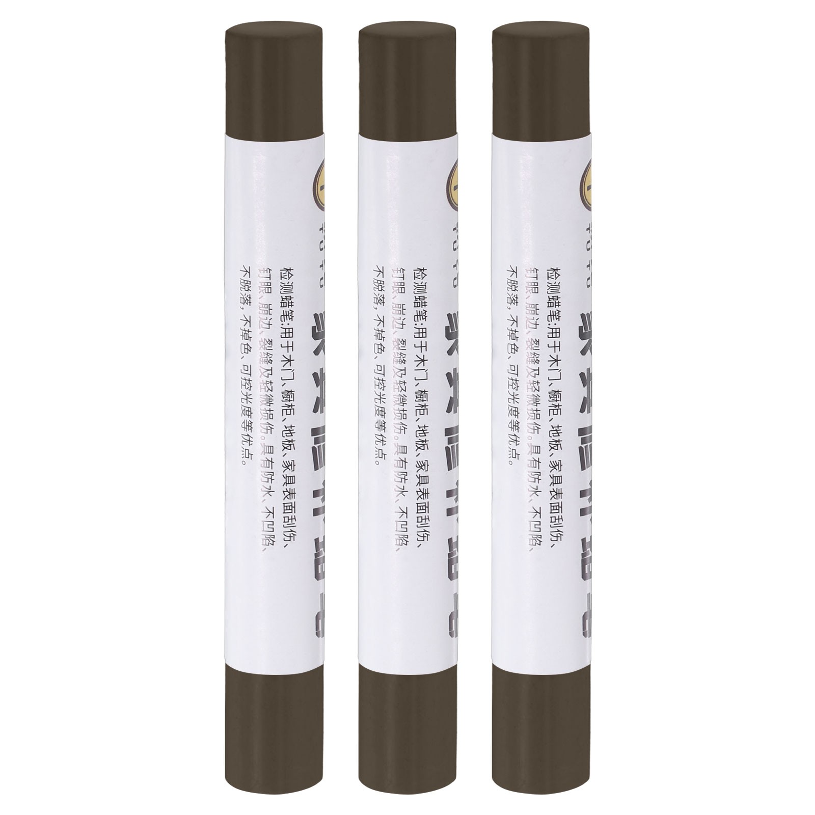 Wax Furniture Repair Pen, 3 Brown Autumn Markers
