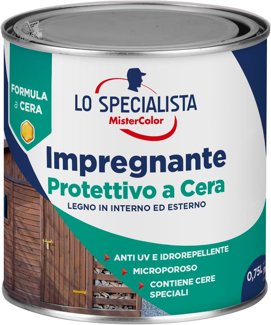 WOOD IMPREGNATOR WATER WAX LIGHT WALNUT 750ML EXTERIOR INTERIOR ANTI-ITRE PROTECTT
