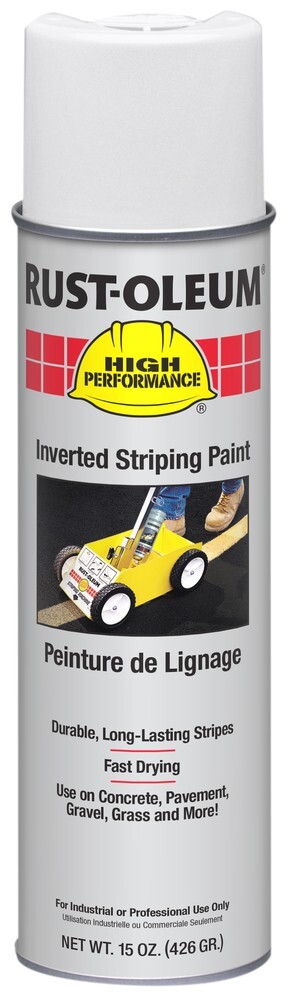 Rust-Oleum 2391838 2300 System Inverted Striping Paint Aerosol White