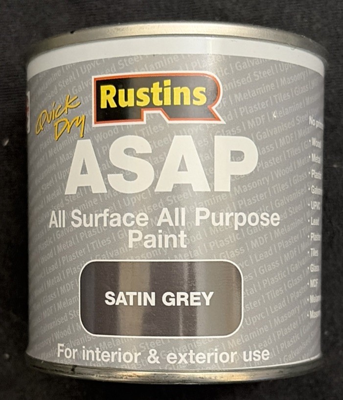 Rustins – ASAP Color Satin Grey 250ML interior & exterior