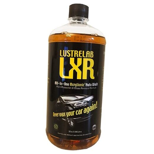 LustreLab LXR All-In-One Acrylionic Auto Car Wash and Wax, Replaces 5