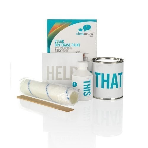 Ideapaint Create, Clear Dry Erase Paint, 100 Sq. Ft. (NIB)