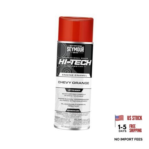 Seymour EN-48 Hi-Tech Engine Spray Paint 12 Ounce (Pack of 1) Chevy Orange