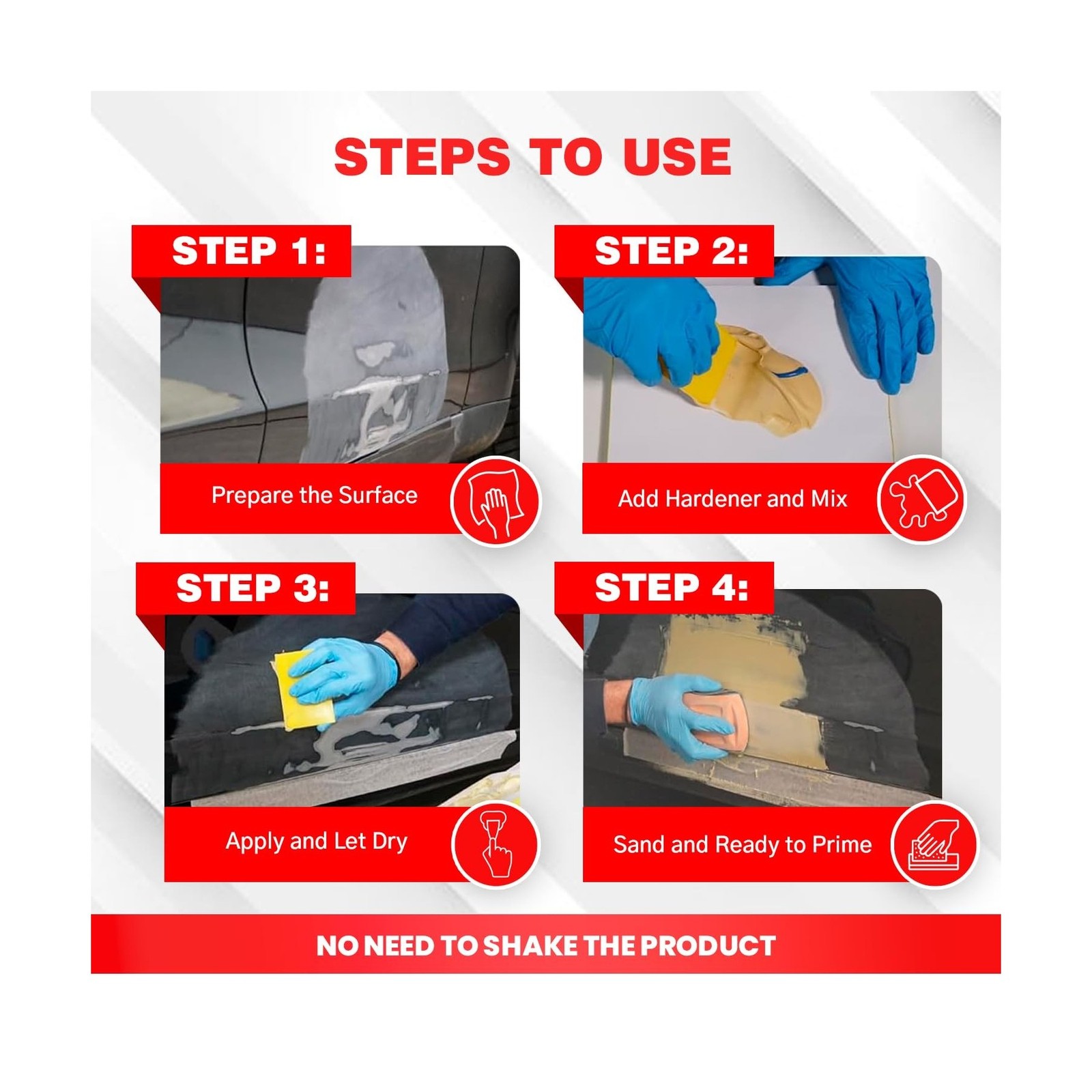 Roberlo Maxifill Superior Lightweight Body Filler – Easy Sanding & Paintab