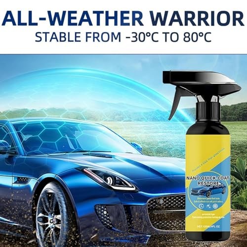 2PCS Nano Quick Coat Restore Coating Spray, 2026 Advanced Nano Quick Effect