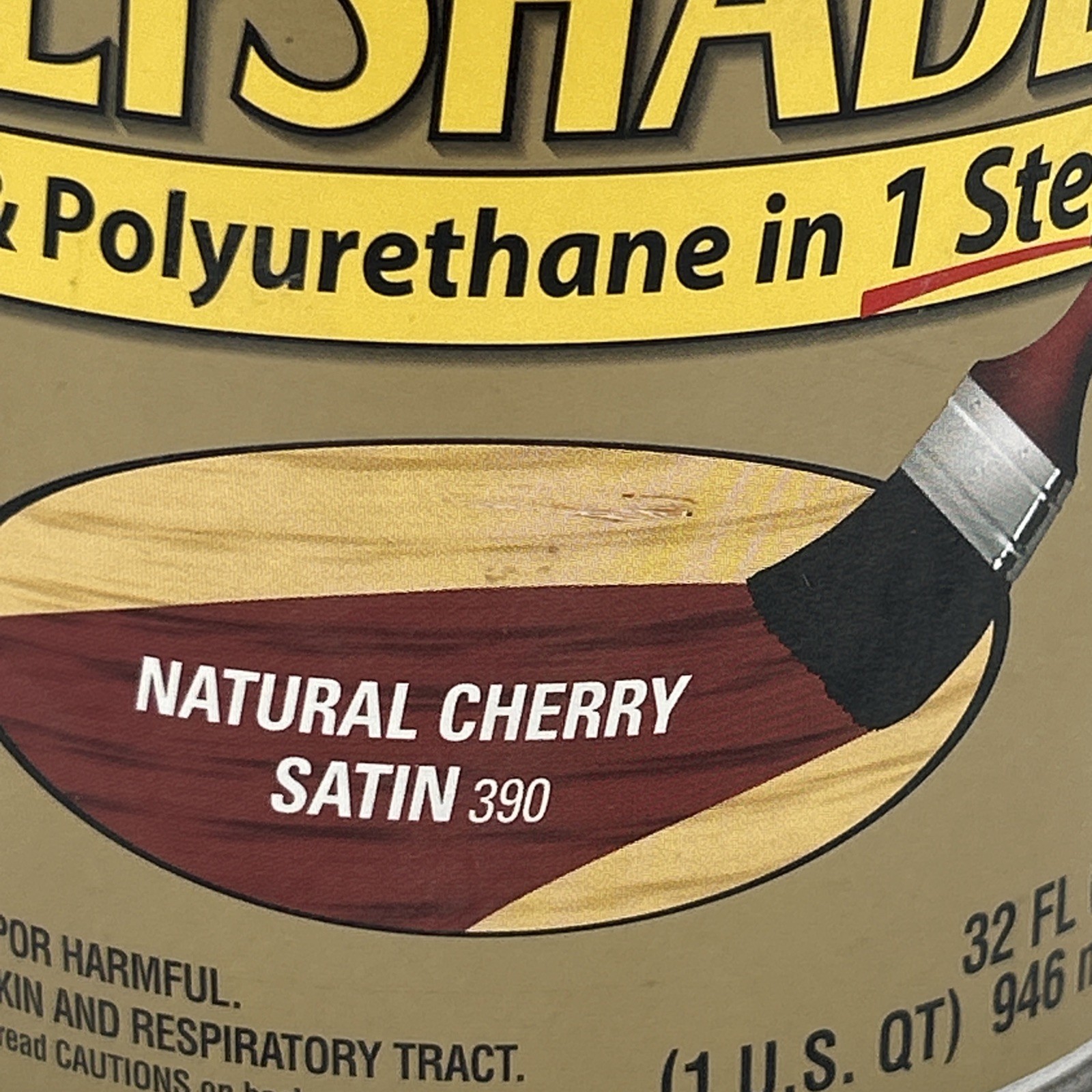 Minwax PolyShades Natural Cherry Satin 1 Quart New Discontinued