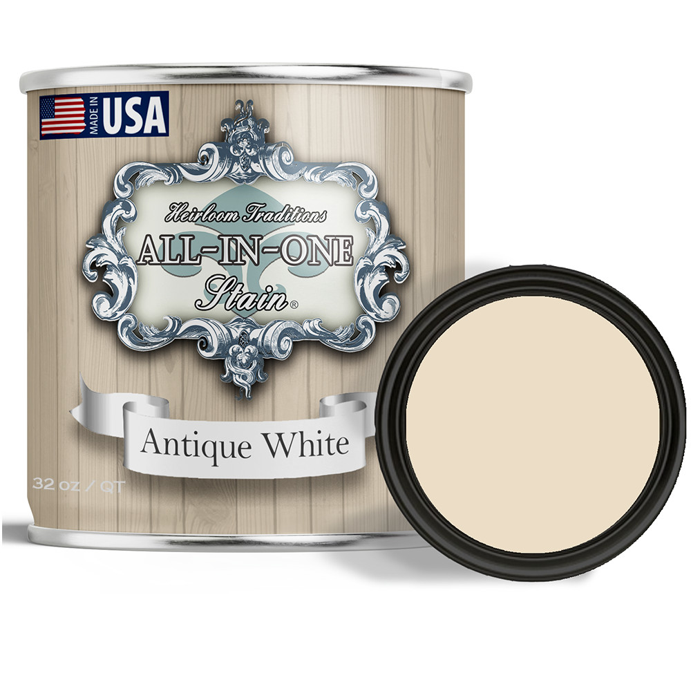 ALL-IN-ONE Gel Stain by Heirloom Traditions – Antique White – 32oz
