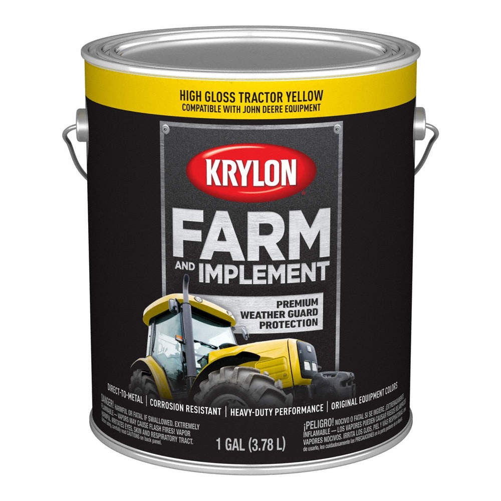 KRYLON Farm + Implement Enamel, 1 Gallon 833ZK0