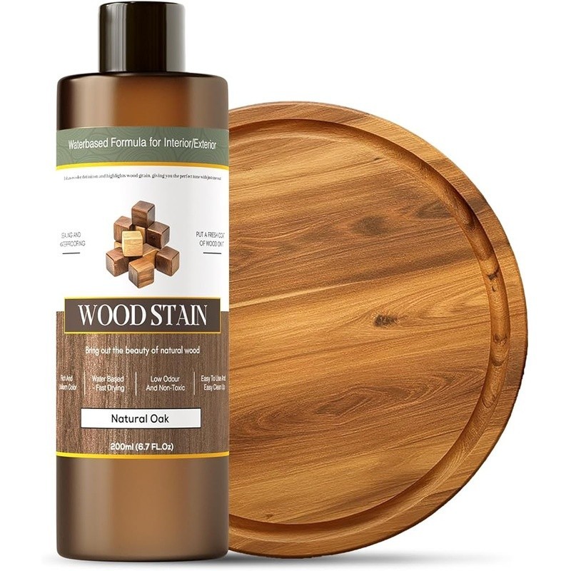 Wood Stain Fast Drying Indoor Outdoor High Coverage Water Based Matte Finish New