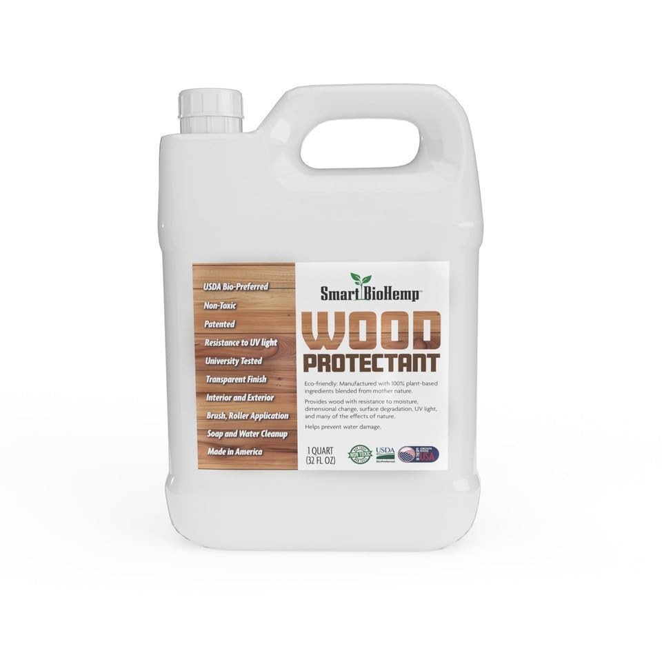 PlantPowered 1Quart Protectant, Protects Wood from Water & UV Rays, Penetrati…