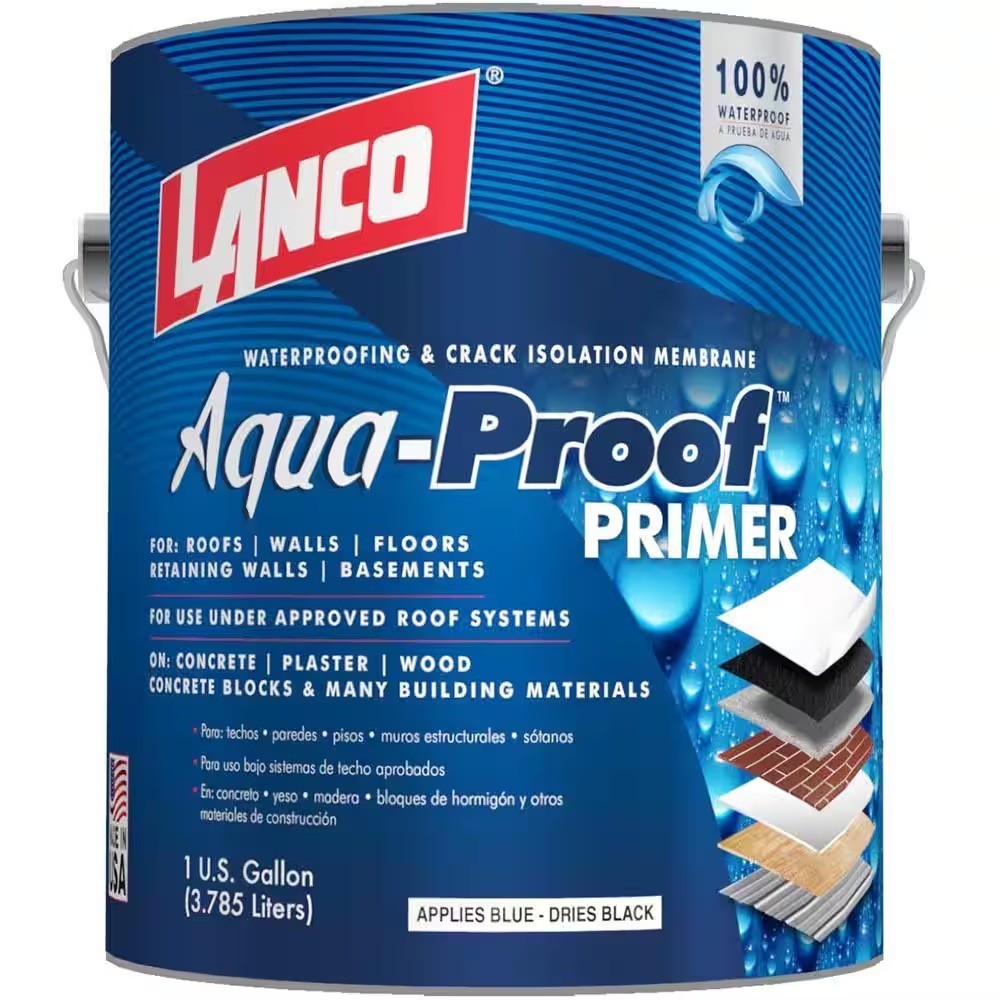 Lanco Aqua-Proof 1 Gal. Waterproofing Roof Primer esidential, RV and mobile home