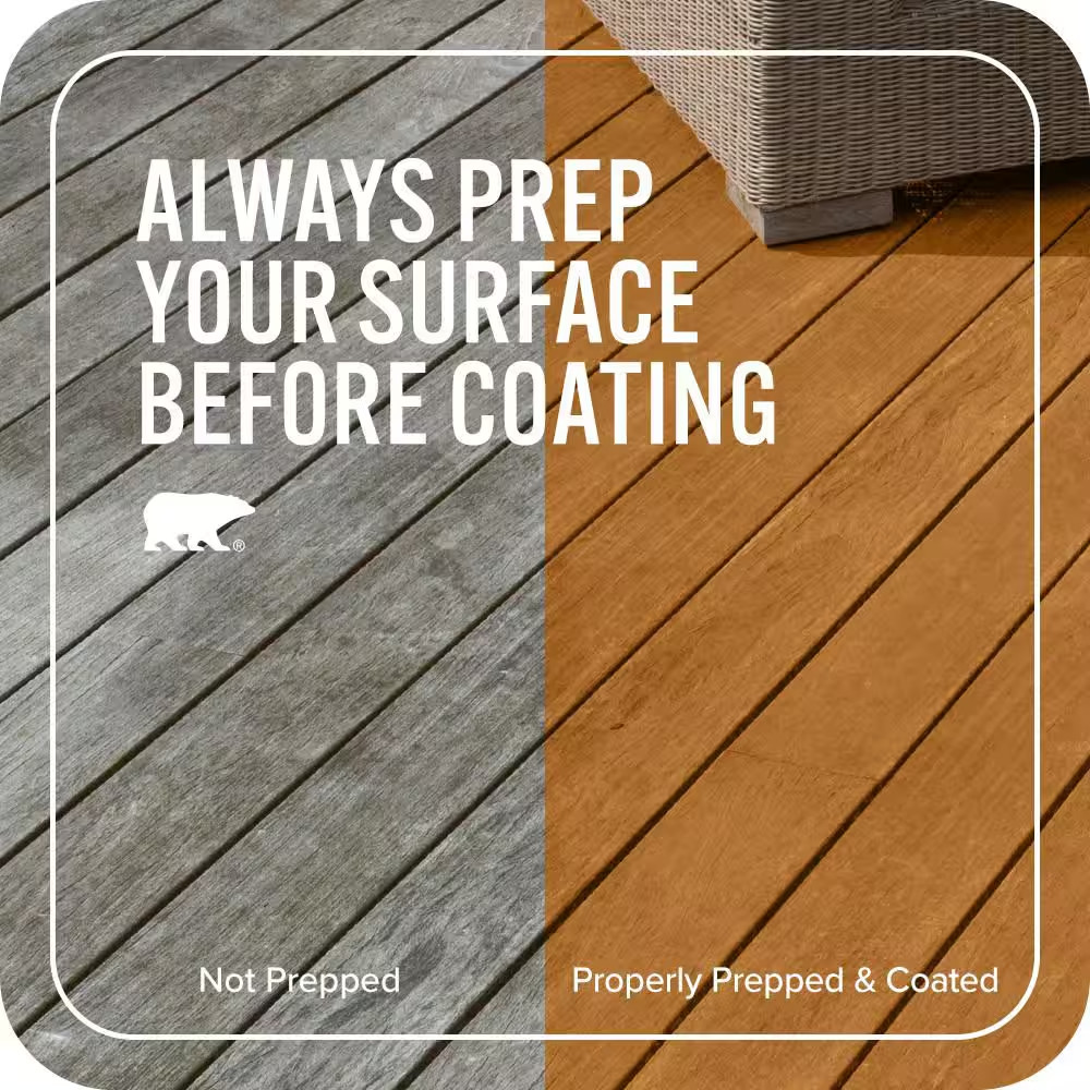1 Gal. White Base Solid Color Waterproofing Exterior Wood Stain and Sealer