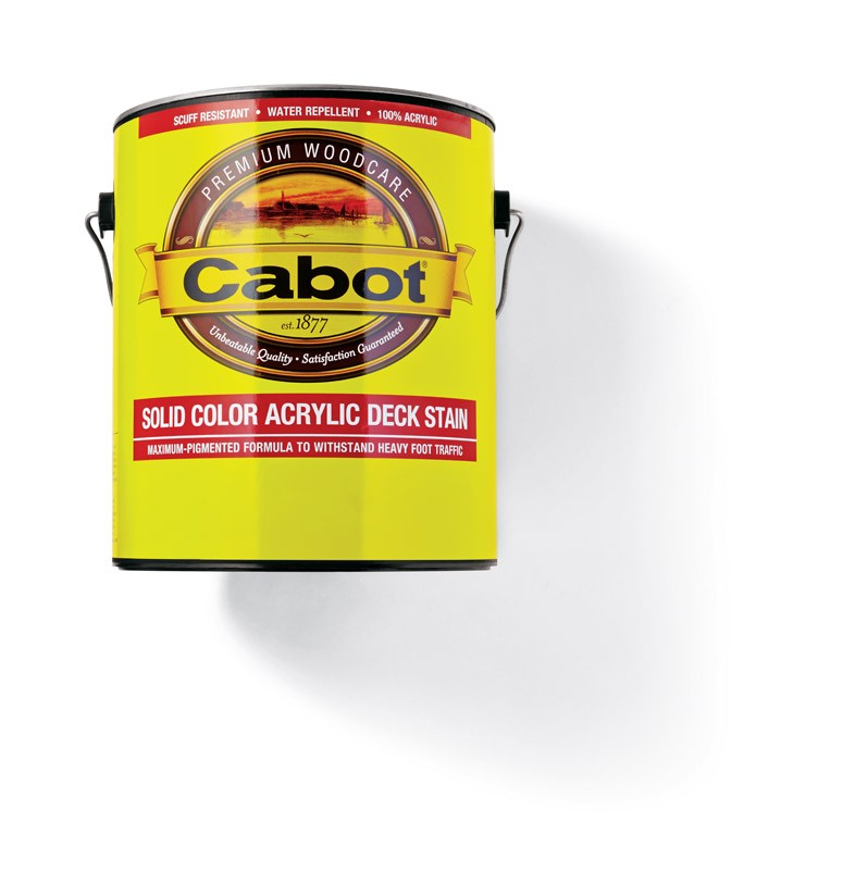 Cabot Solid Color Acrylic Stain & Sealer Solid Tintable Neutral Base Water-Based