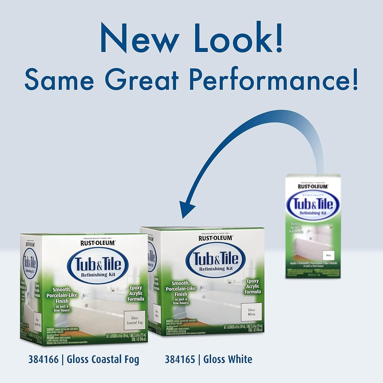 7860519 Tub and Tile Refinishing 2-Part Kit, White 32 Fl Oz (Pack of 1)