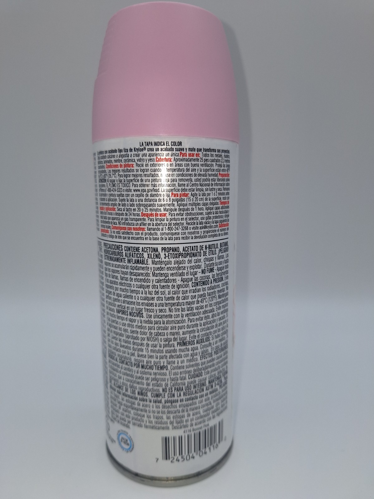 Krylon Chalky Finish Bonnet Pink 4116 Spray Paint DIY Series 12 Oz Can New