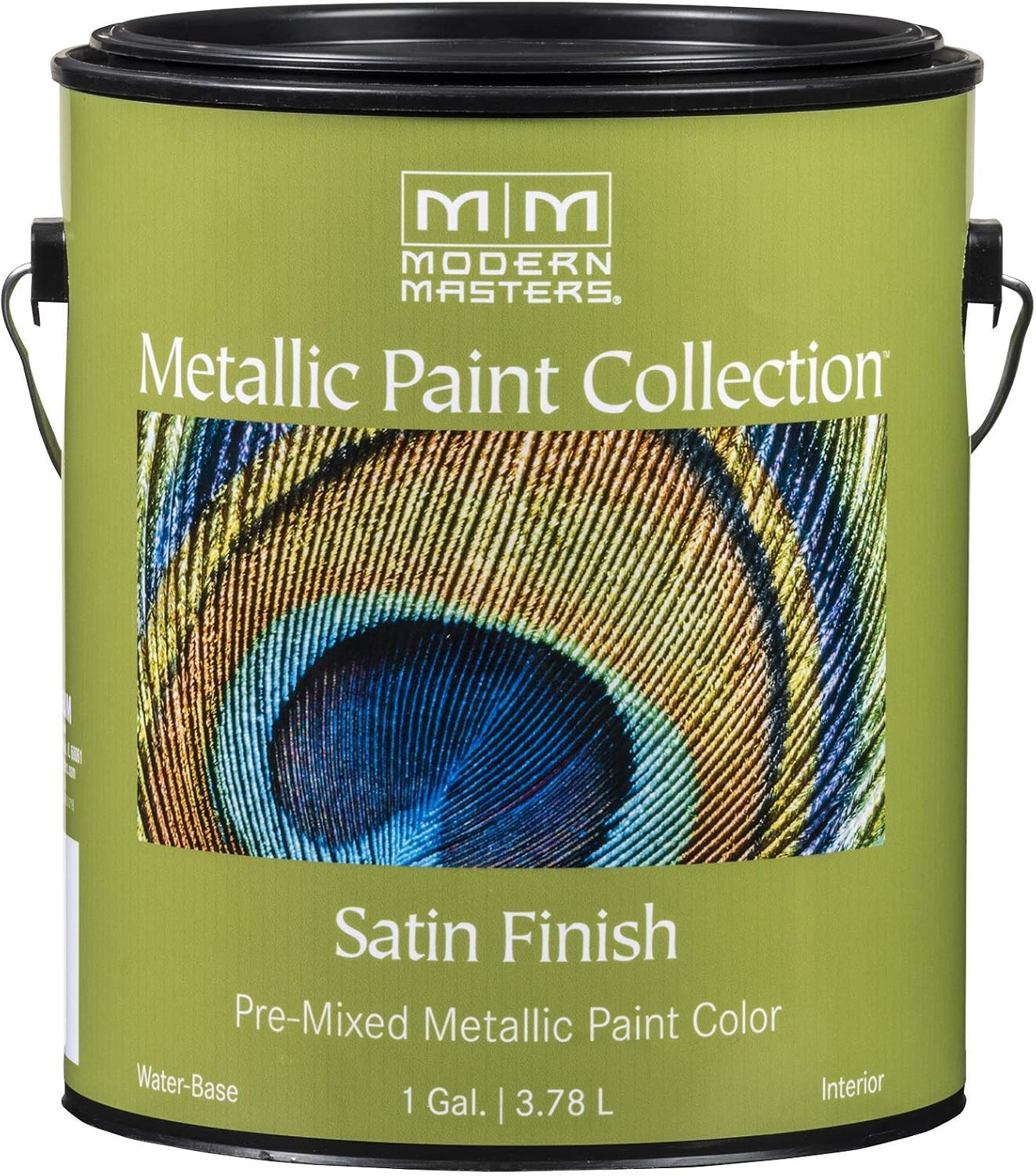 Modern Masters ME196 Pearl White Metallic Paint 1 Gallon Satin Water-Based