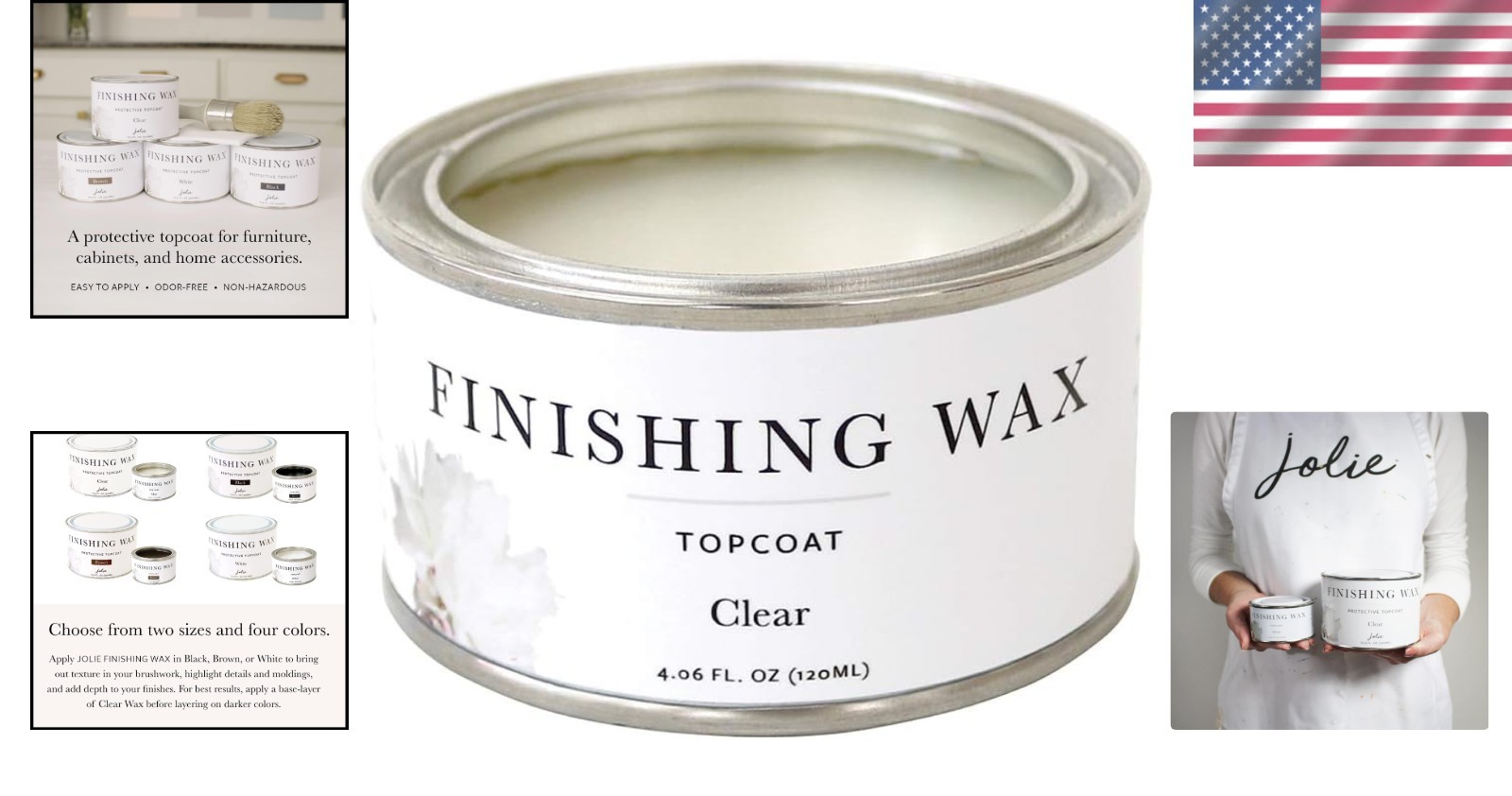 User-Friendly 120ml Finishing Wax – Clear Matte Topcoat for Furniture Protection