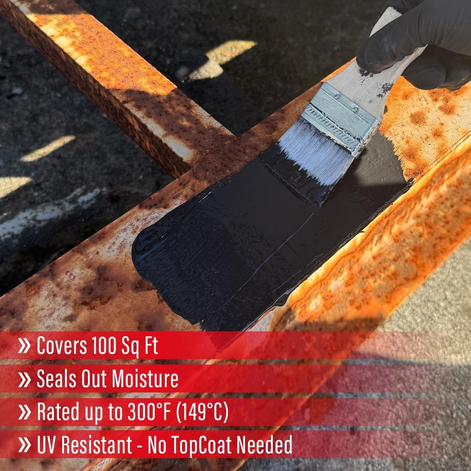 Protective 35 oz Rust Converter & Metal Primer – Ideal for All Metal Surfaces