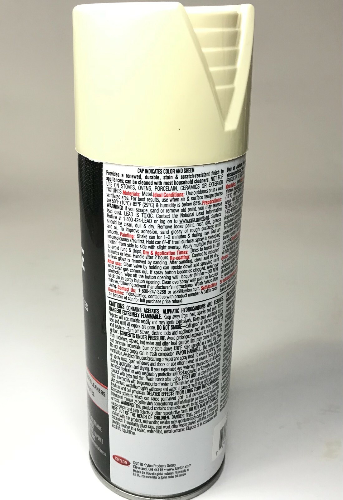 KRYLON 3207 BISQUE Specialty Appliance Epoxy – Durable, Washable Enamel – 12 oz