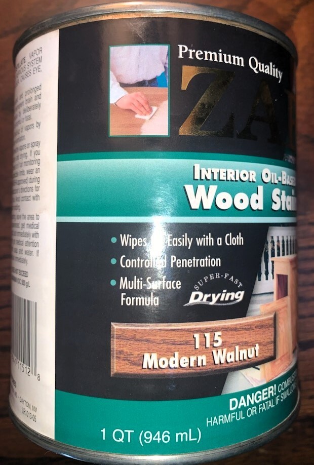 Zar Interior Stain 115 MODERN WALNUT Quart