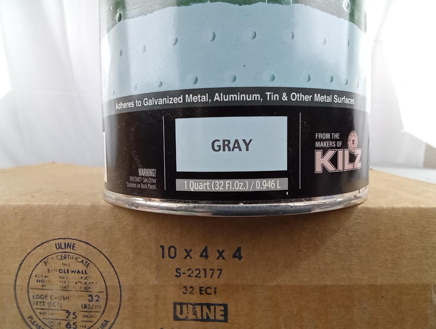 Hammerite Rust Cap Primer Galvanized Aluminum Gray 1 Quart Kilz