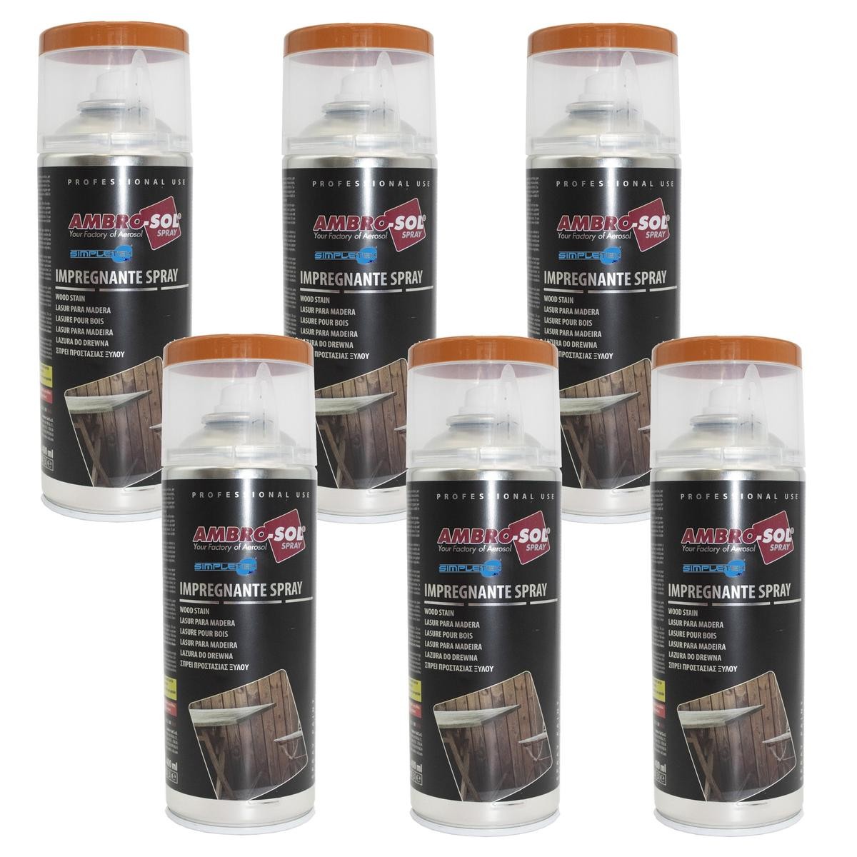 Light Walnut Wood Spray Impregnator Protective Fixtures Pergolas Boats 400ml_
