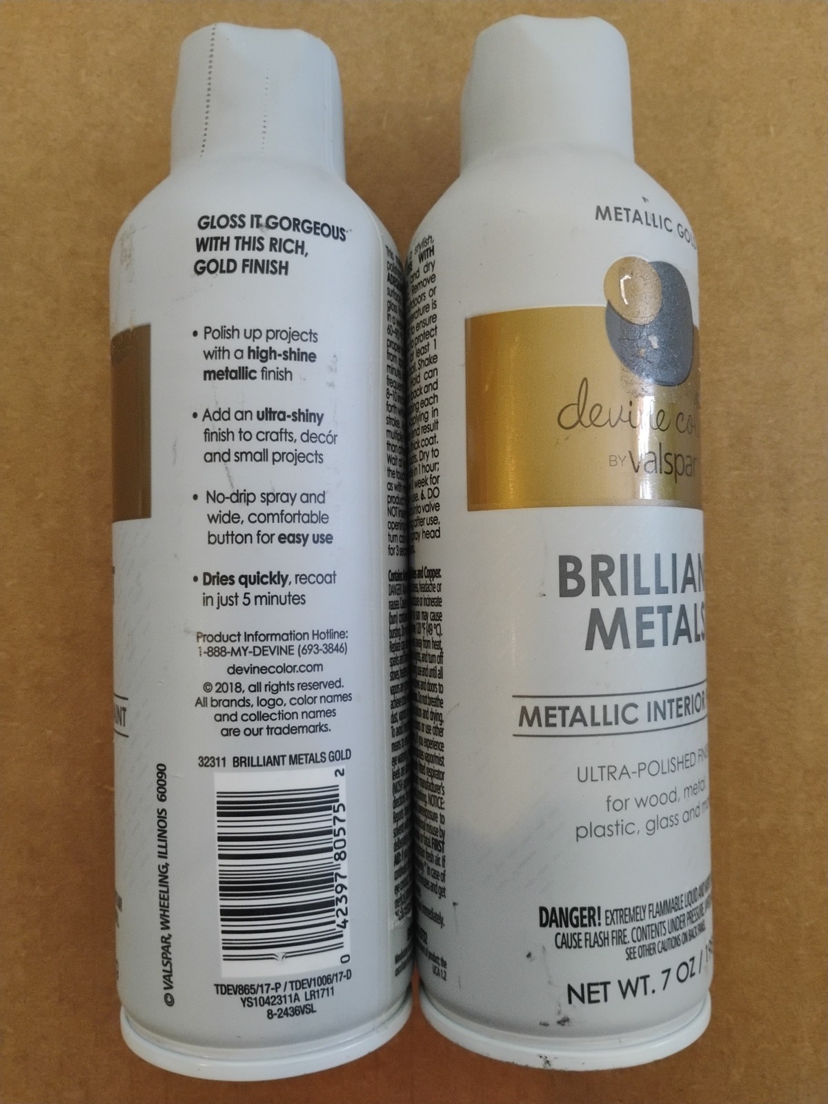 Devine Color Metallic Gold by Valspar Metallic Interior Paint Discontinued