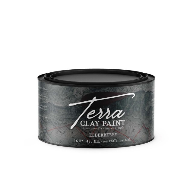Dixie Belle Terra Clay Paint 16 oz. Non-Toxic Elderberry Free Shipping