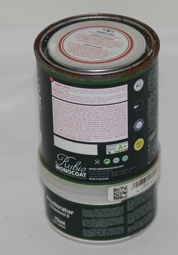 Rubio Monocoat Oil Plus 2C Comp A Black 275 ML With Accelerator 75 ML
