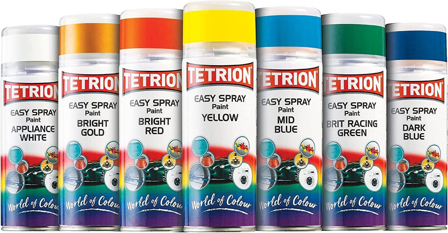 Easy Spray Paint – Gloss Black 400Ml – All-Purpose Fast Drying Acrylic Spray for