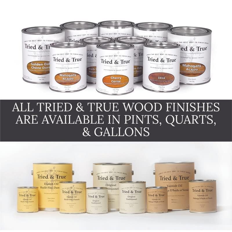 Dark Walnut Stain & Finish, Pint – Linseed Oil Wood Stain, Ideal for Home Imp…