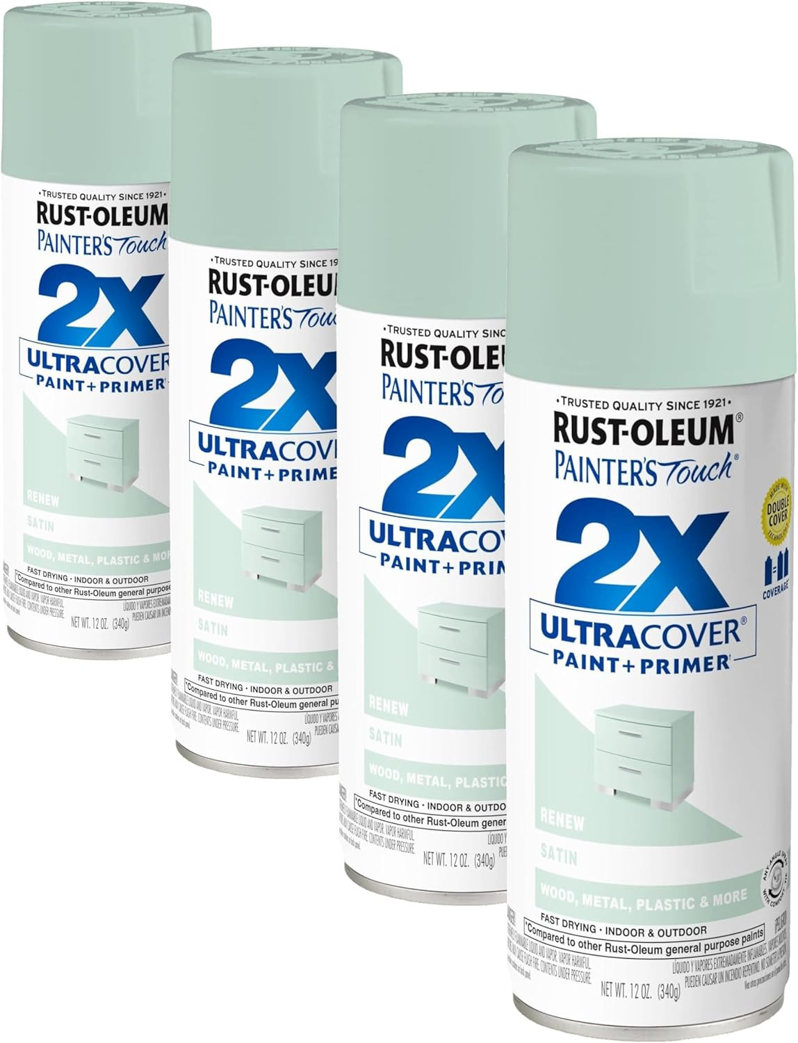 Painter’S Touch 2X Ultra Cover Spray Paint, Gloss Clear | Indoor and Outdoor Sur
