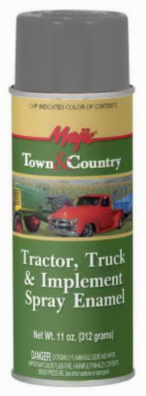 Town & Country 8-20986-8 Majic Tractor Truck & Implement Gray Spray Paint