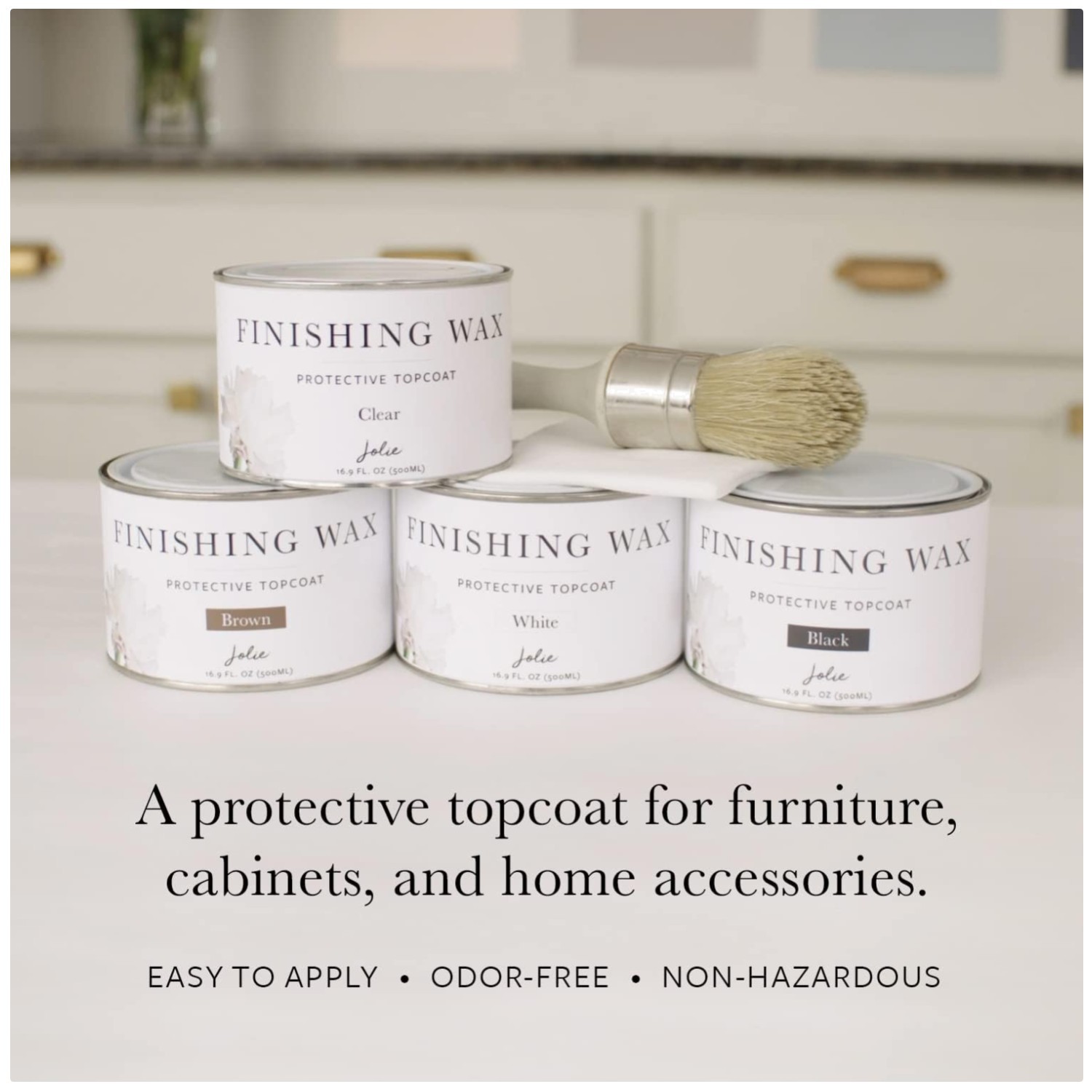 White Finishing Wax – Non-Hazardous & Odor-Free