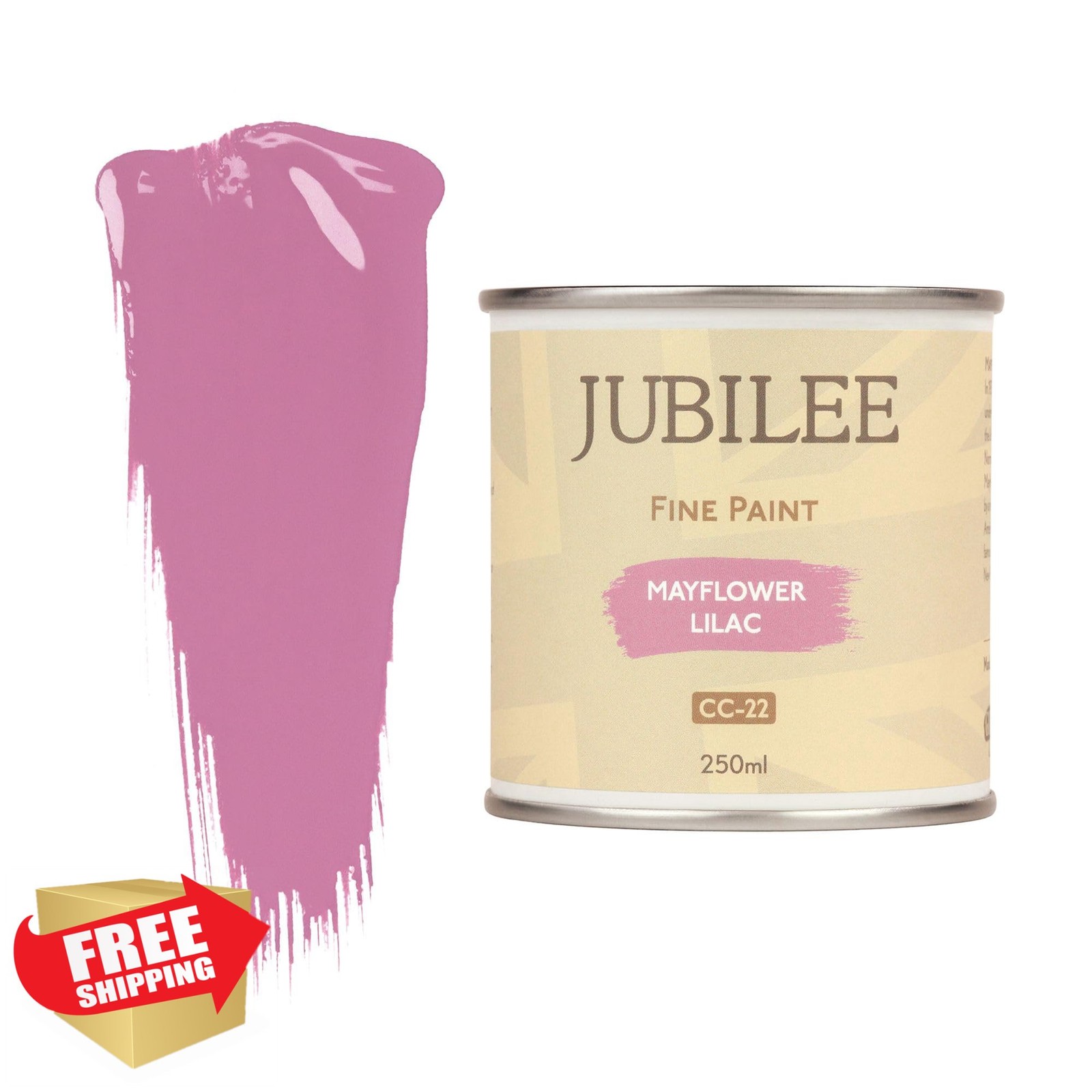 Jubilee Furniture Paint Mayflower Lilac Purple 250ml Soft Sheen