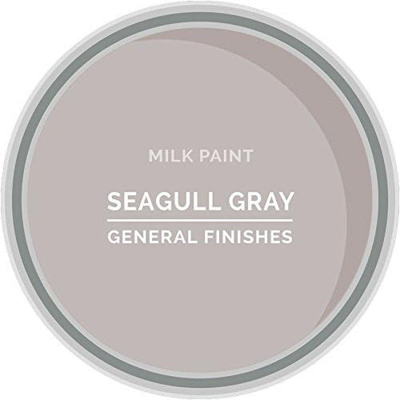 Water Based Milk Paint, 1 Pint, Seagull Gray