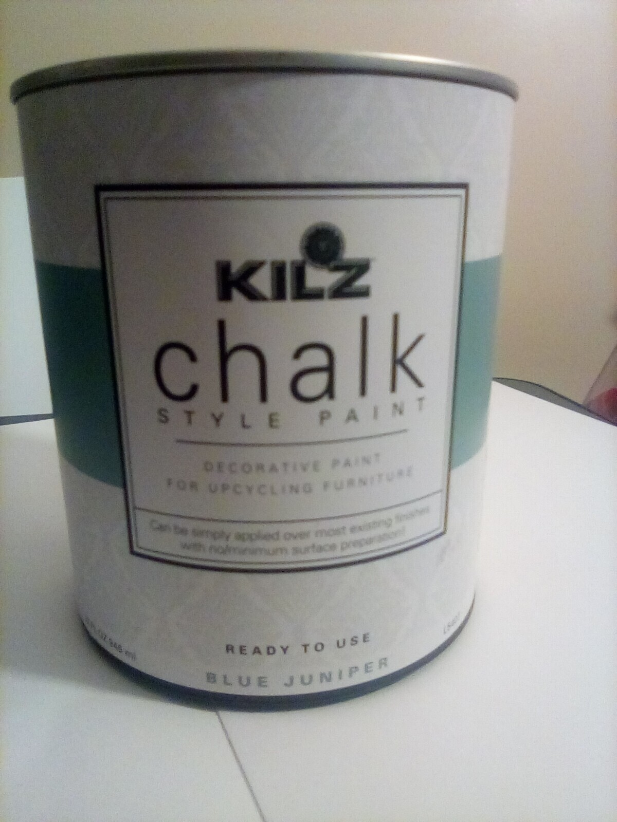 NEW Kilz Chalk Style Paint BLUE JUNIPER 32 OZ. FREE SHIPPING