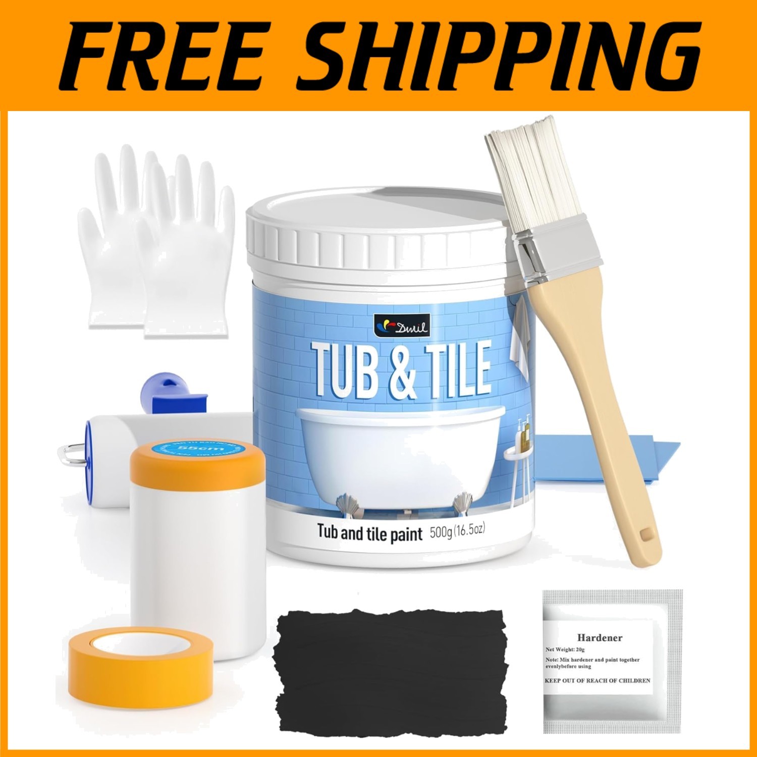 Bathtub Refinishing Kit – Low Odor & Water Resistant