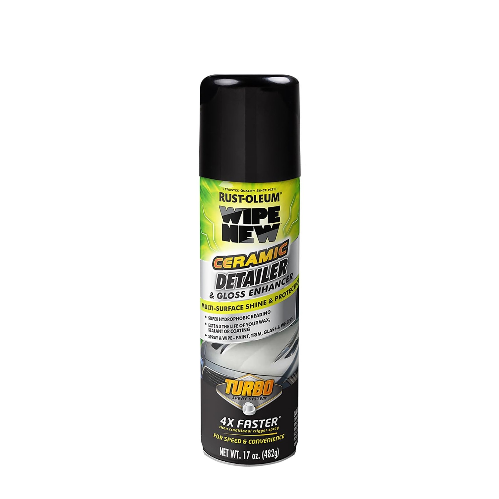 Rust-Oleum 393327 Wipe New Ceramic Detailer and Gloss Enhancer Turbo Spray Sy…