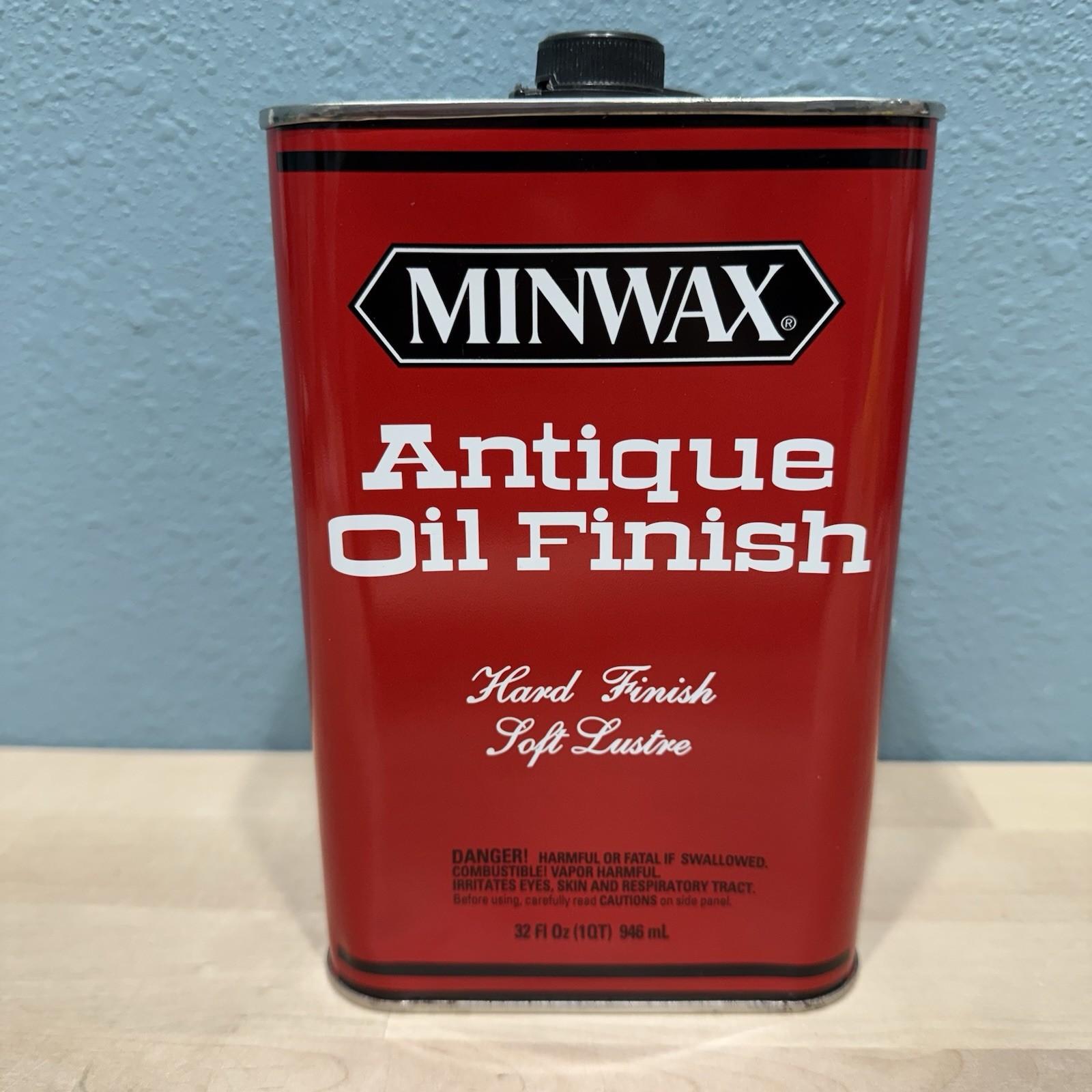 Minwax Antique Oil Finish 1 Quart 32 oz Hard Finish Soft Lustre New