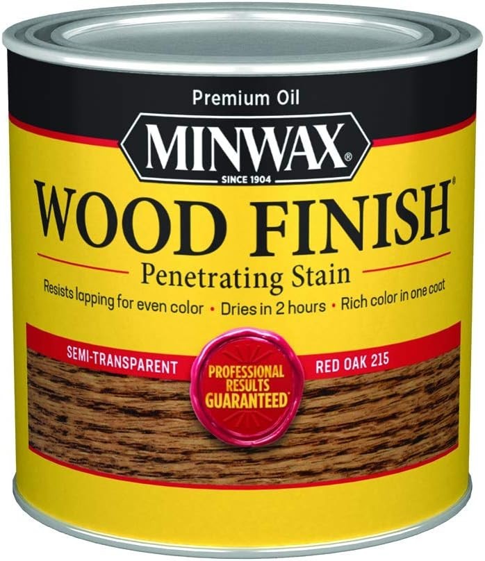 Wood Finish 221504444, Red Oak Stain, Half Pint