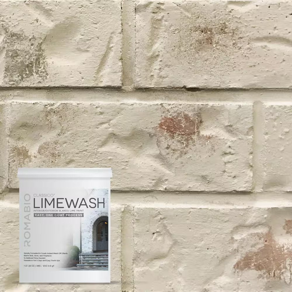 1 Qt Riposo Beige Limewash Paint for Interior & Exterior Surfaces NEW