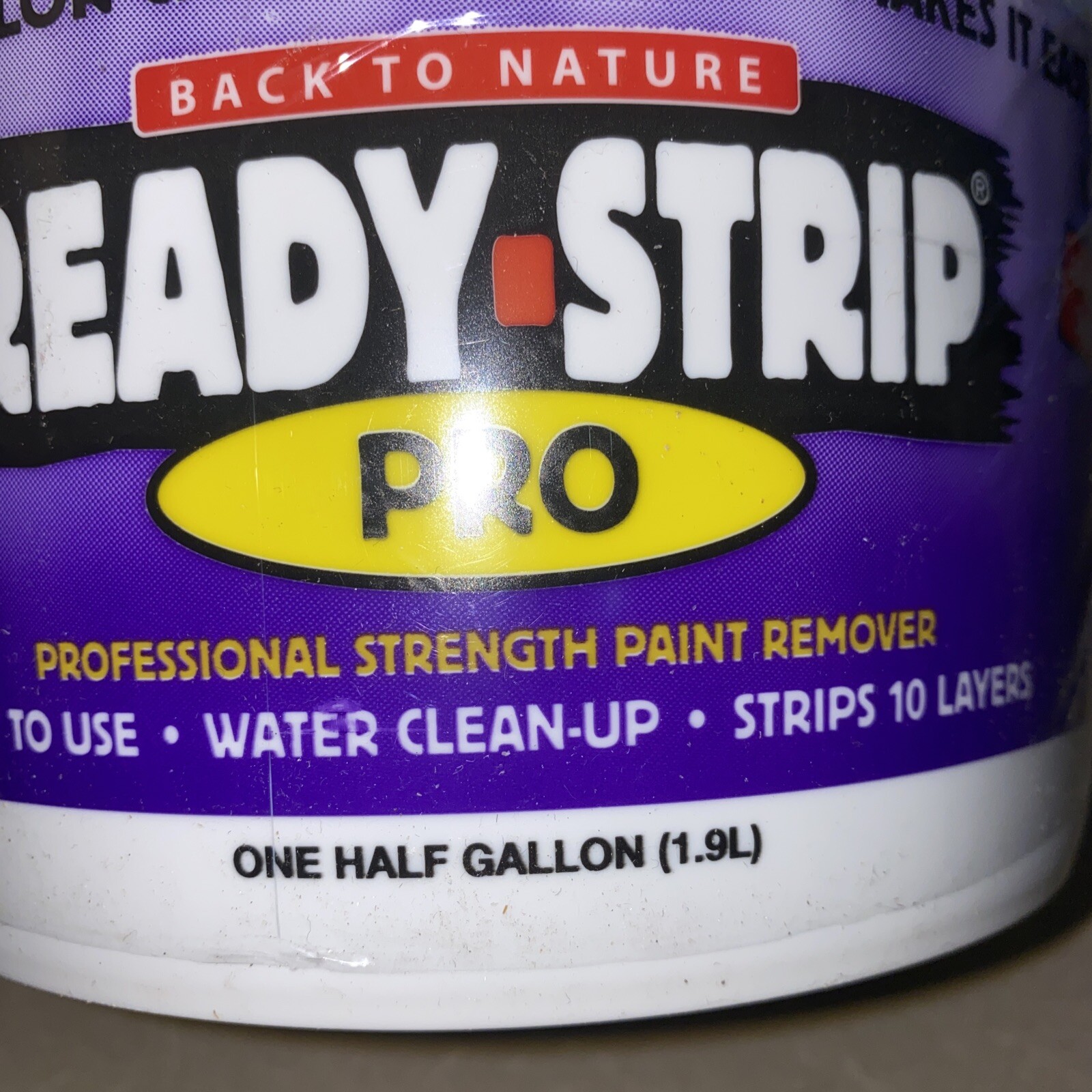 Back To Nature Ready-Strip Pro Advanced – 1/2 Gallon