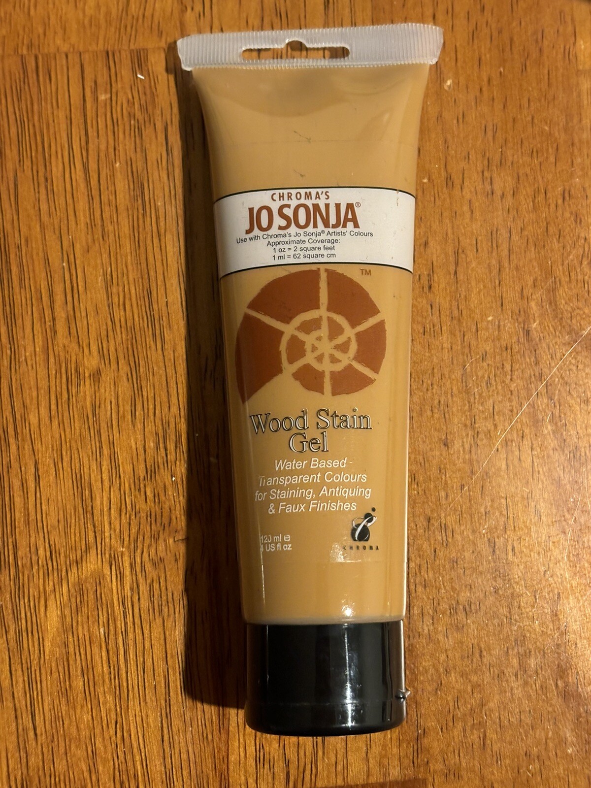 Chroma’s Jo Sonja Wood Stain Gel NEW 4 fl.oz. Water Based Golden Oak USA Made